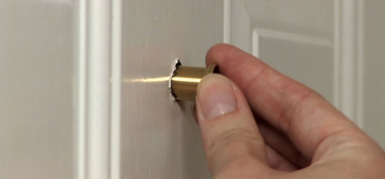 peephole door repair in Larkspur